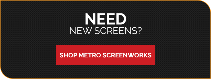 "need new screens? Shop Metro Screenworks"