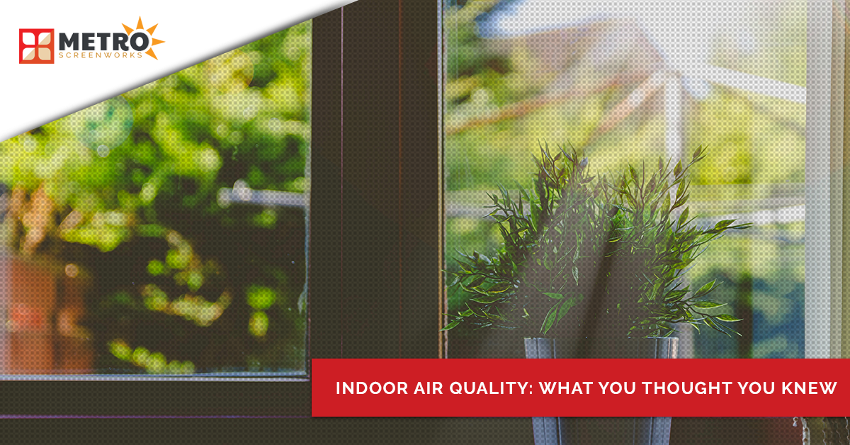 "Indoor air quality: What you thought you knew"