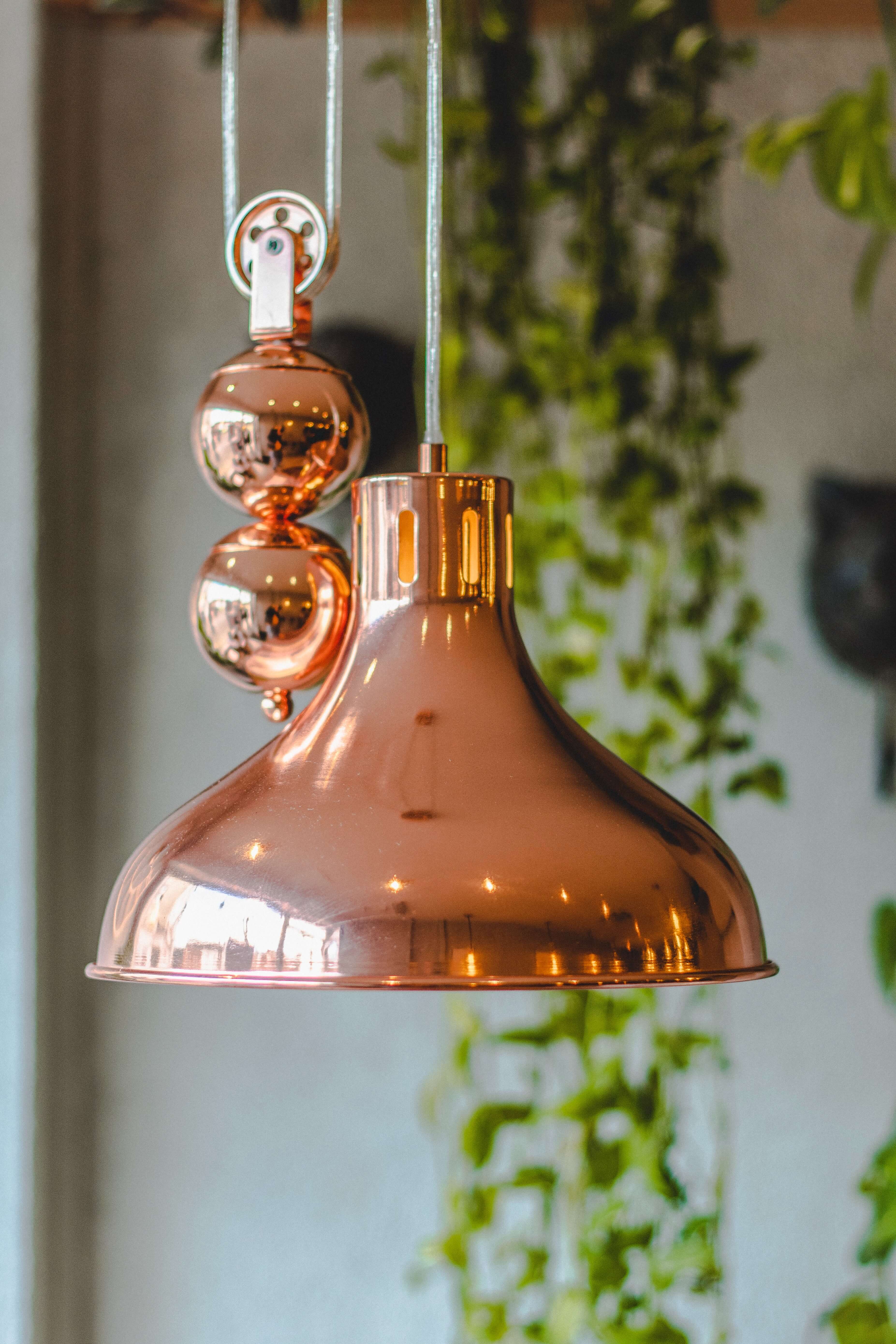Copper light fixture