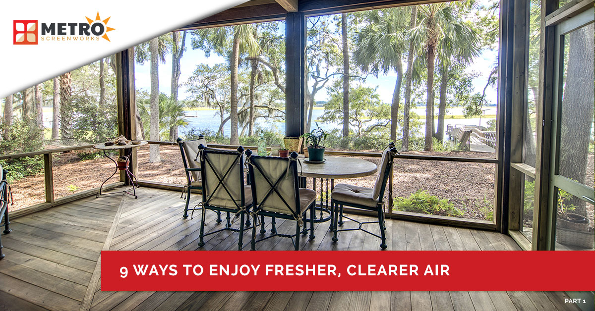 "9 ways to enjoy fresher, clearer air"