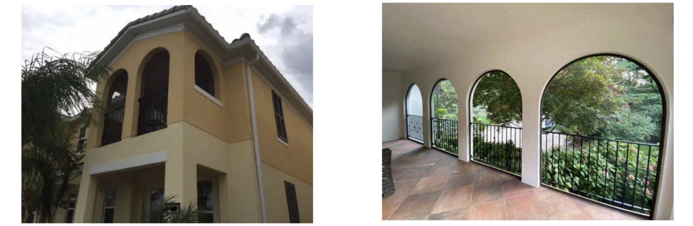 Tight fast Curve Arches Examples of tight fast curve arches in snapp installation for porches